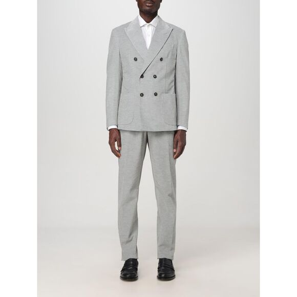 Eleventy Suit Men Grey